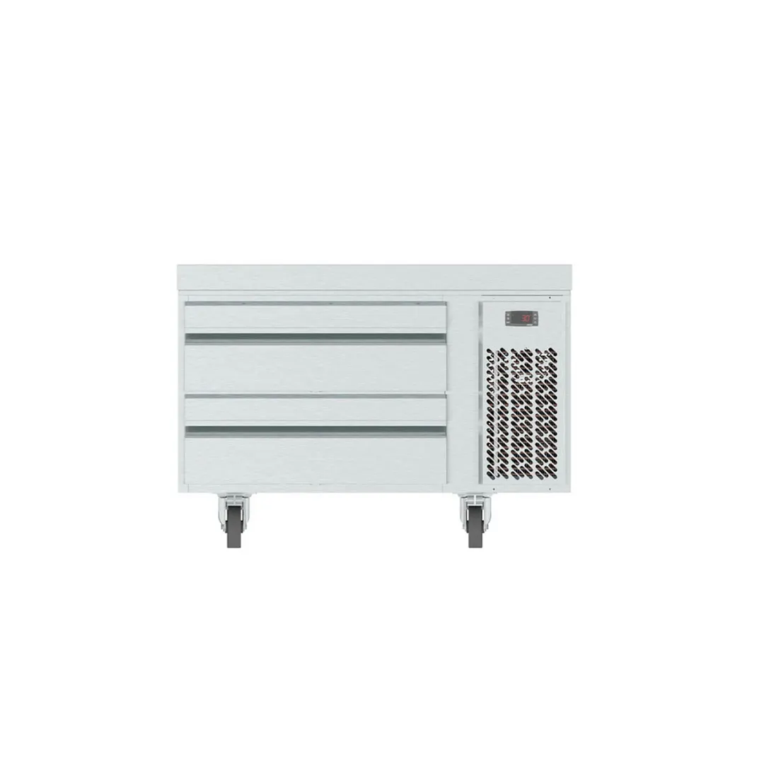 Infrico USA IUC-MSG36 36" 2 Drawers Refrigerated Chef Base w/ Marine Edge, 5.2 cu. ft.