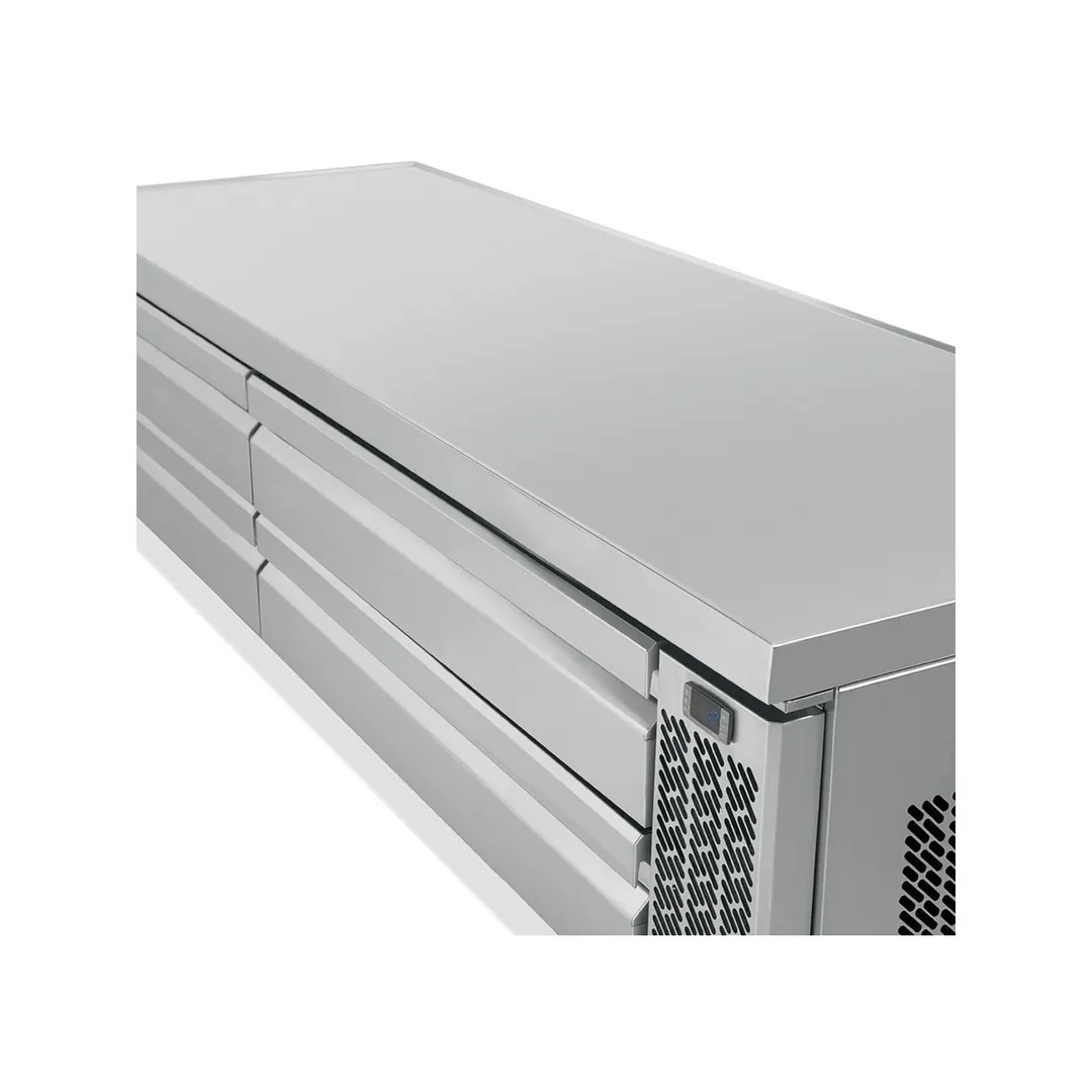 Infrico USA IUC-MSG52-60 60" 2 Drawers Refrigerated Chef Base w/ Marine Edge, 9.9 cu. ft.