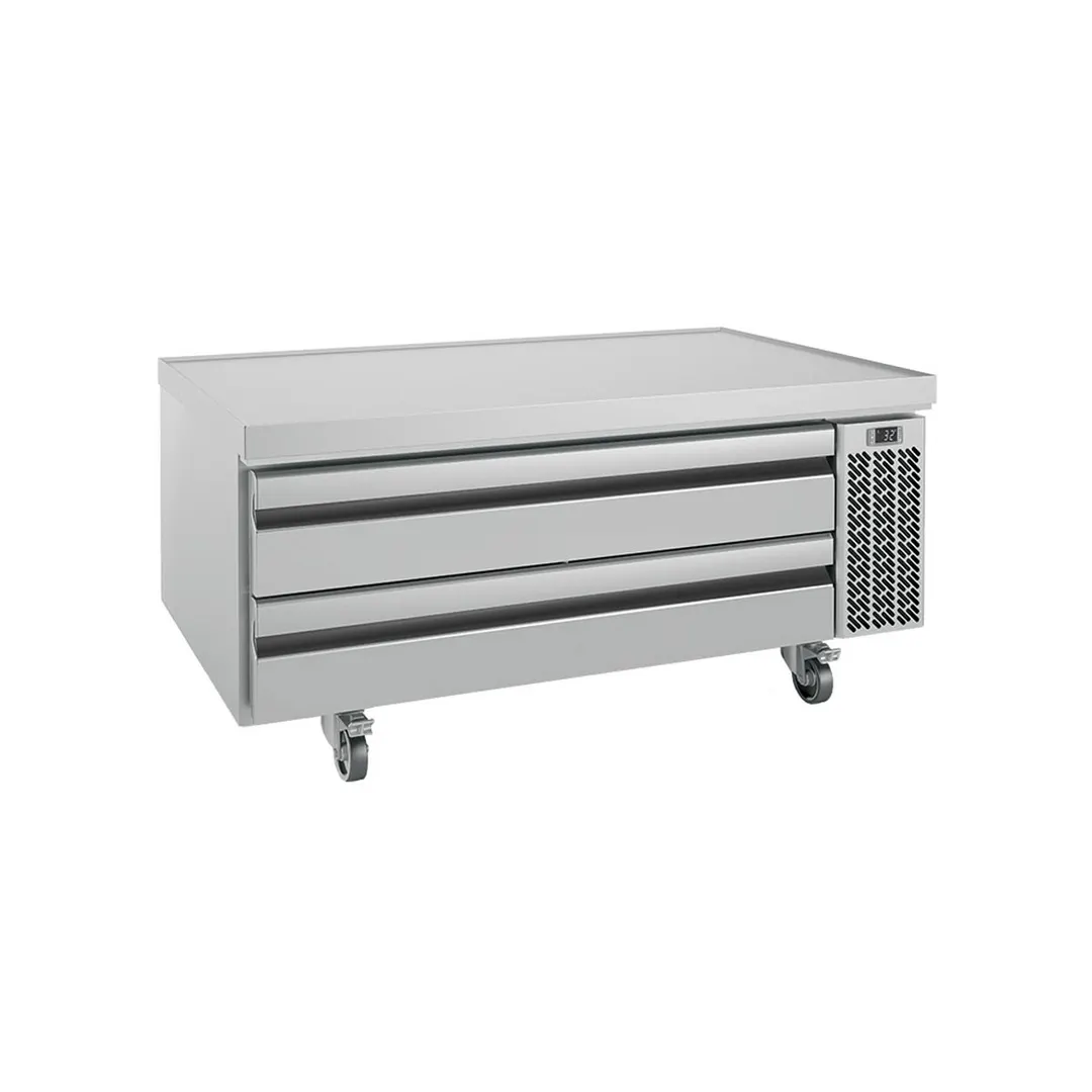 Infrico USA IUC-MSG52 53" 2 Drawers Refrigerated Chef Base w/ Marine Edge, 9.9 cu. ft.