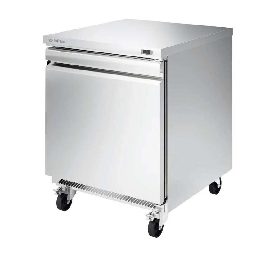 Infrico USA IUC-UC27F 27" 1-Section Undercounter Freezer w/ 1 Door, 8 cu. ft.