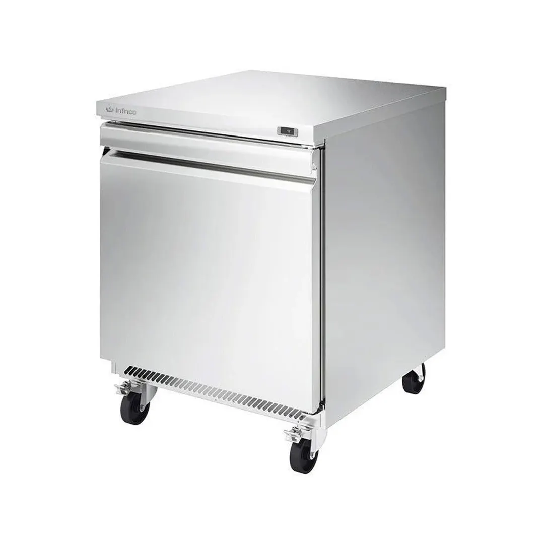 Infrico USA IUC-UC27RW 27" 1-Section Worktop Refrigerator w/ 1 Door, 8 cu. ft.