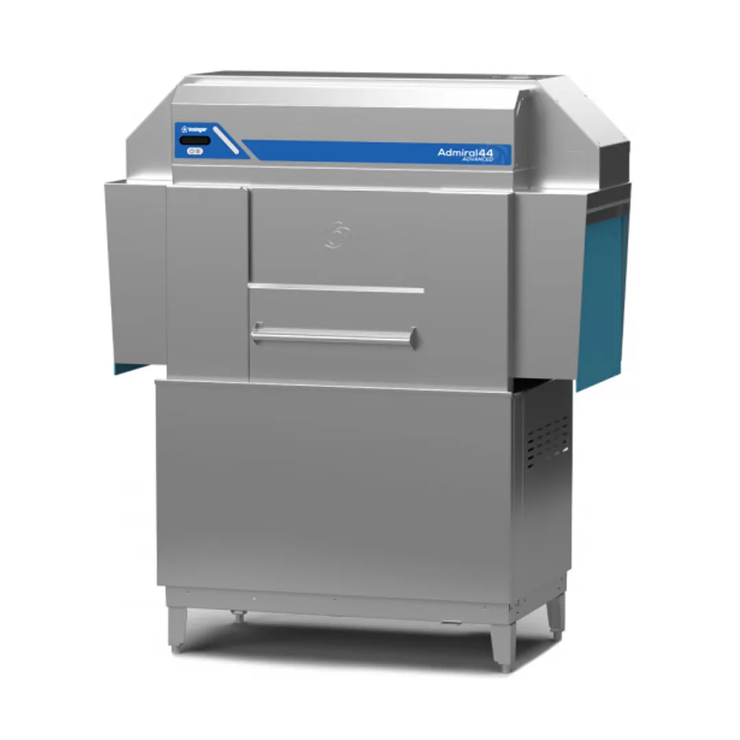 Insinger ADMIRAL VG 44" Conveyor Dishwasher, 234 Racks/Hr - 147 Gal/Hr - High Temp with Booster