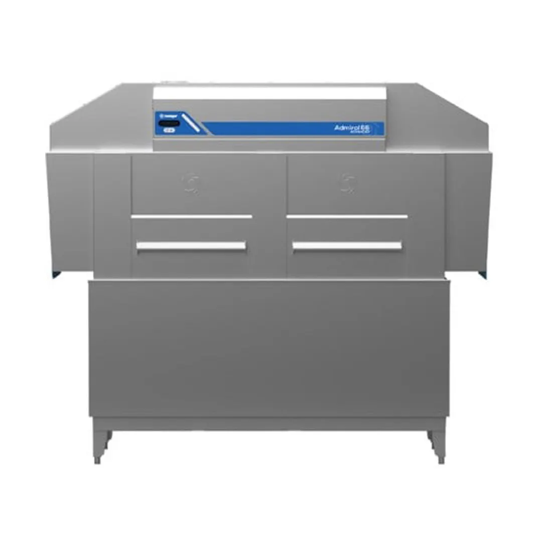 Insinger ADMIRAL VG 66" Conveyor Dishwasher, 234 Racks/Hr - 147 Gal/Hr - High Temp with Booster
