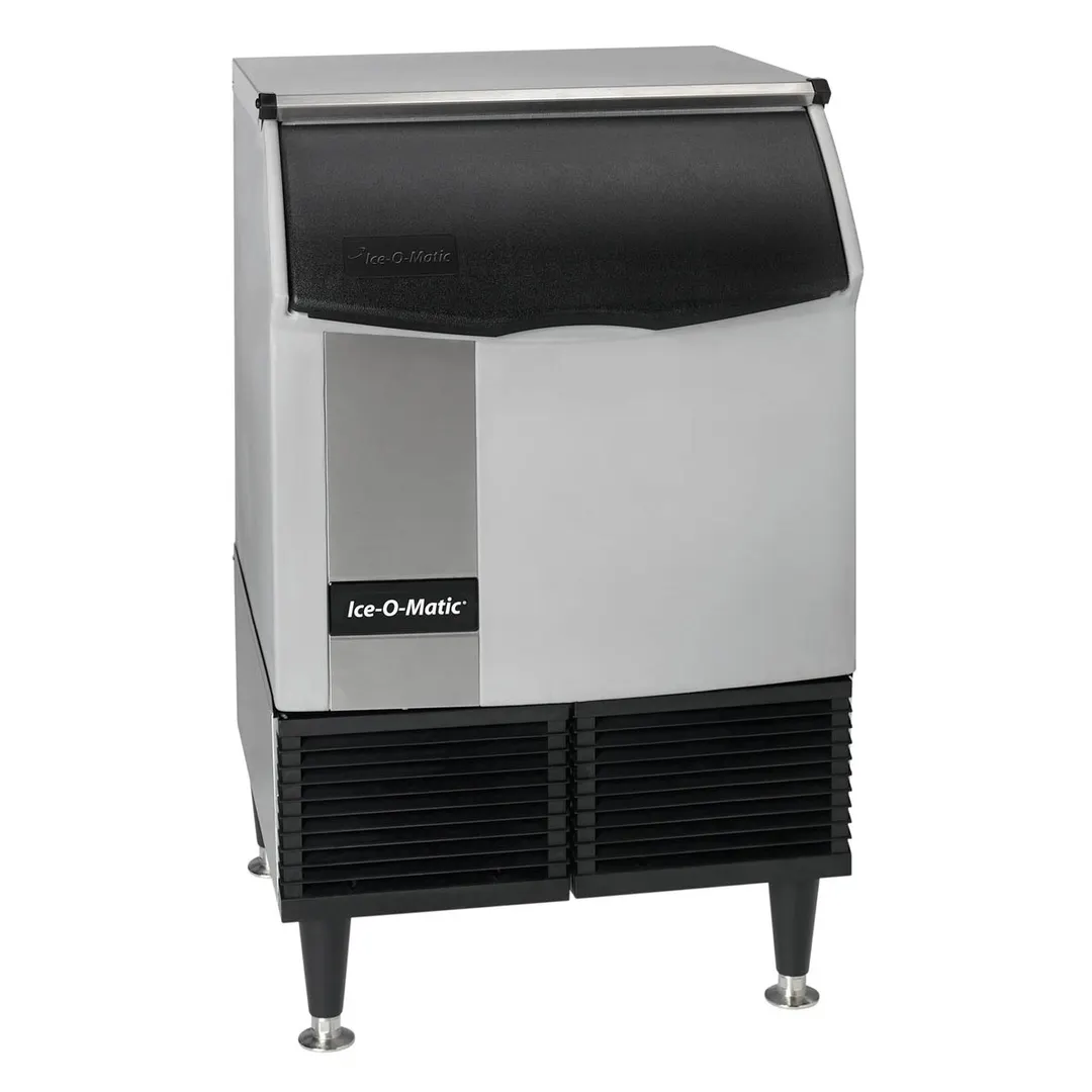 Ice-O-Matic ICEU150HW Half Size Cube Undercounter Ice Maker with 70 lbs Bin, 185 lbs/Day