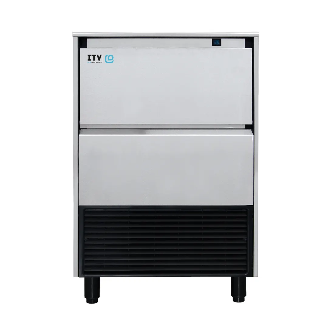 ITV GALA NG 175 Ice Maker with Bin, 75 lbs, Thimble Cubes, 158 lbs/Day