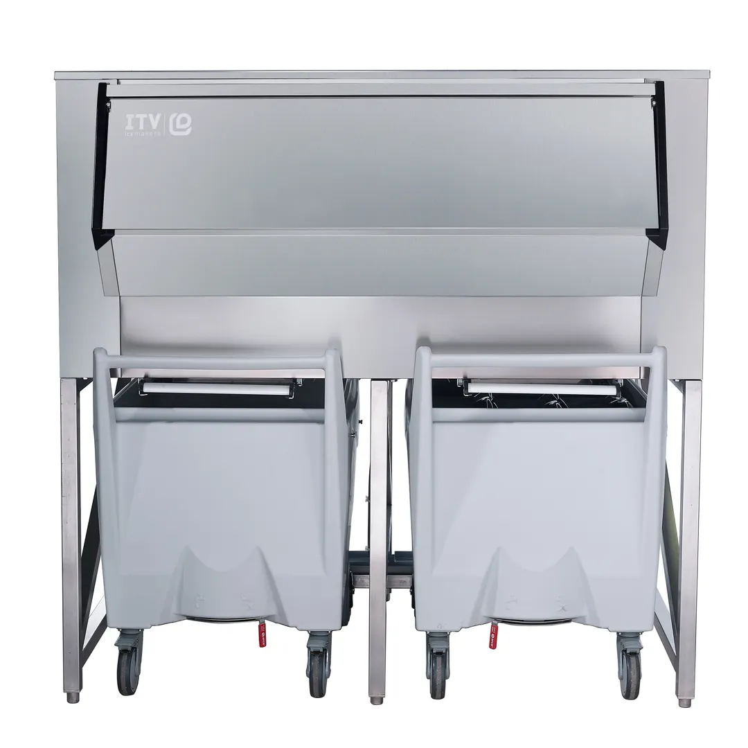 ITV Ice Makers SCD-900 60" Ice Storage Bin with Transport Cart, 911 lb