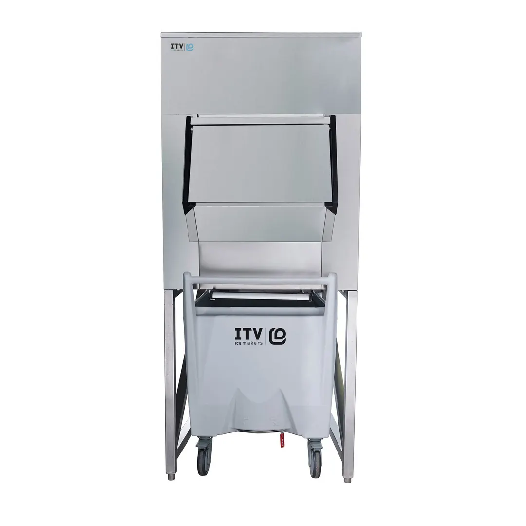 ITV Ice Makers SCS-700 30" Ice Storage Bin with Transport Cart, 661 lb