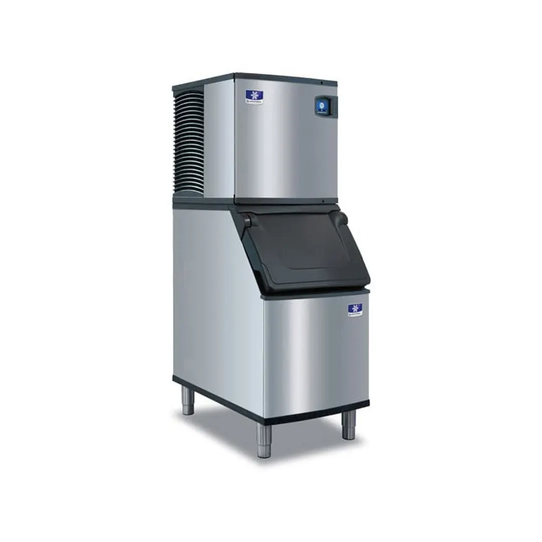 Manitowoc IYT0620A/D320 Air Cooled Half Cube 575 lb Ice Machine with Bin, 265 lb Storage