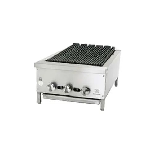 Jade JB-12 12" Countertop Gas Radiant Charbroiler w/ (2) Burners, 30.000 BTU