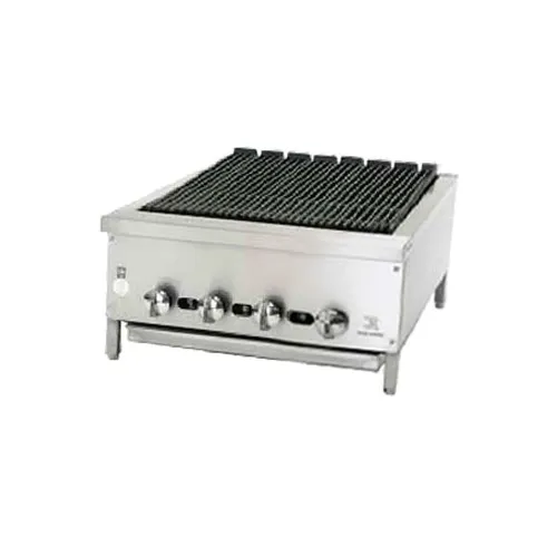 Jade JB-24 24" Countertop Gas Radiant Charbroiler w/ (4) Burners, 60.000 BTU