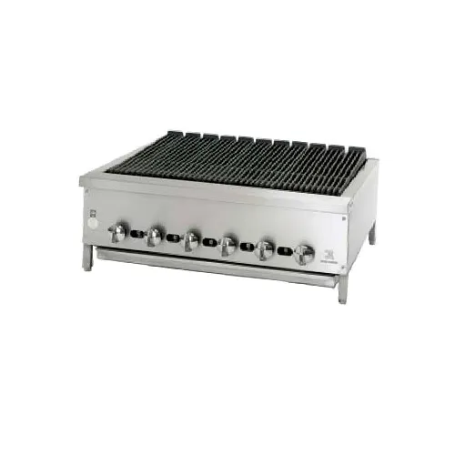 Jade JB-36 36" Countertop Gas Radiant Charbroiler w/ (6) Burners, 90.000 BTU