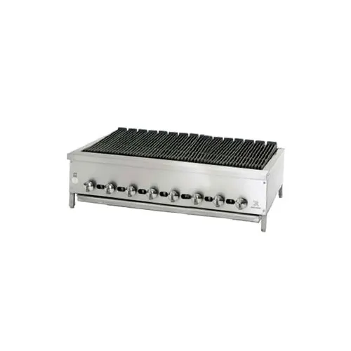 Jade JB-48 48" Countertop Gas Radiant Charbroiler w/ (8) Burners, 120.000 BTU