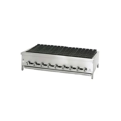 Jade JB-54 54" Countertop Gas Radiant Charbroiler w/ (9) Burners, 135.000 BTU