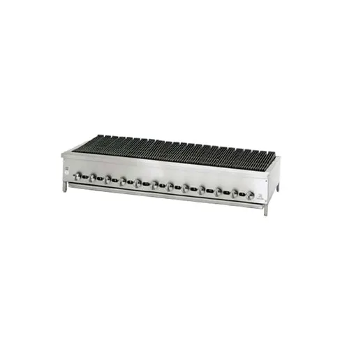 Jade JB-72 72" Countertop Gas Radiant Charbroiler w/ (12) Burners, 180.000 BTU