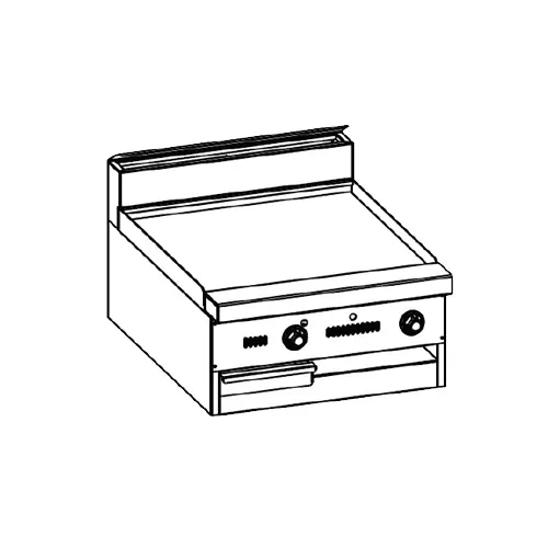 Jade JBR-72G-M 72" Gas Restaurant Range w/ 72" Full Griddle, Modular, 120.000 BTU