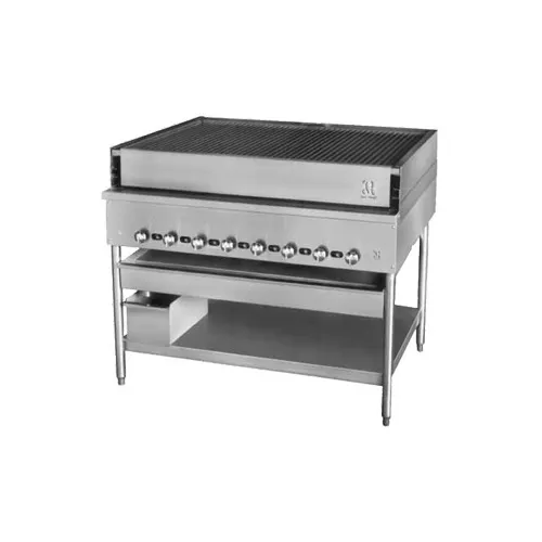 Jade JCBH-42 42" Floor Model Gas Chicken Broiler w/ (7) Burners, 175.000 BTU