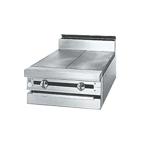 Jade JMRH-2HT 36" Gas Heavy Duty Range w/ (2) Hot Tops, Modular & Open Legs Base, 70.000 BTU
