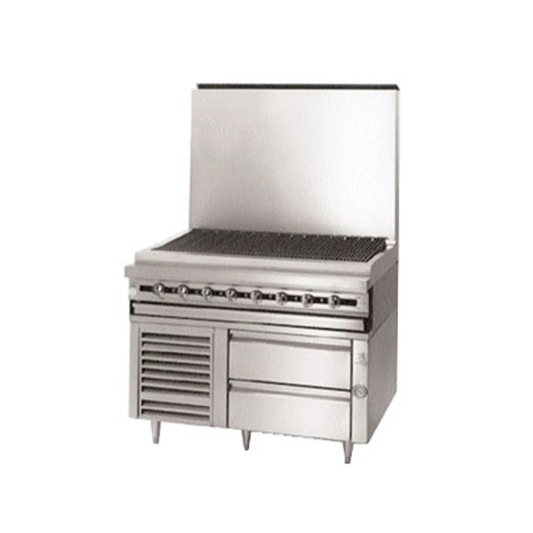 Jade JRLH-04S-T-84 84" 4 Drawers Freezer Chef Base, (8) 12" x 20" Pan Capacity