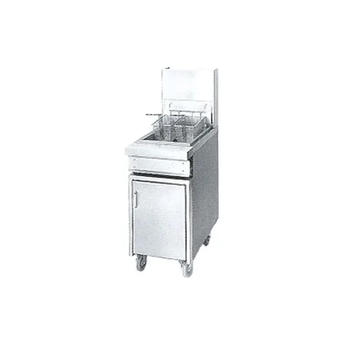 Jade JTDS-18 Heavy-Duty Fryer Dump Station w/ Cabinet Base, 6" Plate Shelf, Range Match