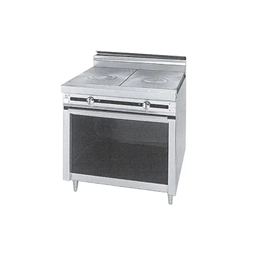 Jade JTRH-2FHT 36" Gas Heavy Duty Range w/ (2) French Tops, Cabinet Base, 60.000 BTU