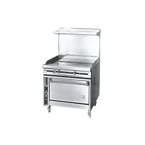 Jade JTRH-36G-36C 36" Gas Heavy Duty Range, 36" Full Griddle w/ Manual Controls, Convection Oven, 135.000 BTU