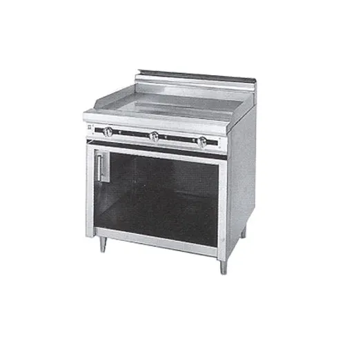 Jade JTRH-36GT 36" Gas Heavy Duty Range, 36" Full Griddle w/ Thermostatic Controls, Cabinet Base, 90.000 BTU