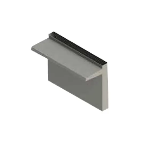 Jade S-48-BIST 48" x 24" Stainless Steel Bistro Backguard Flue Riser with Single Solid Shelf