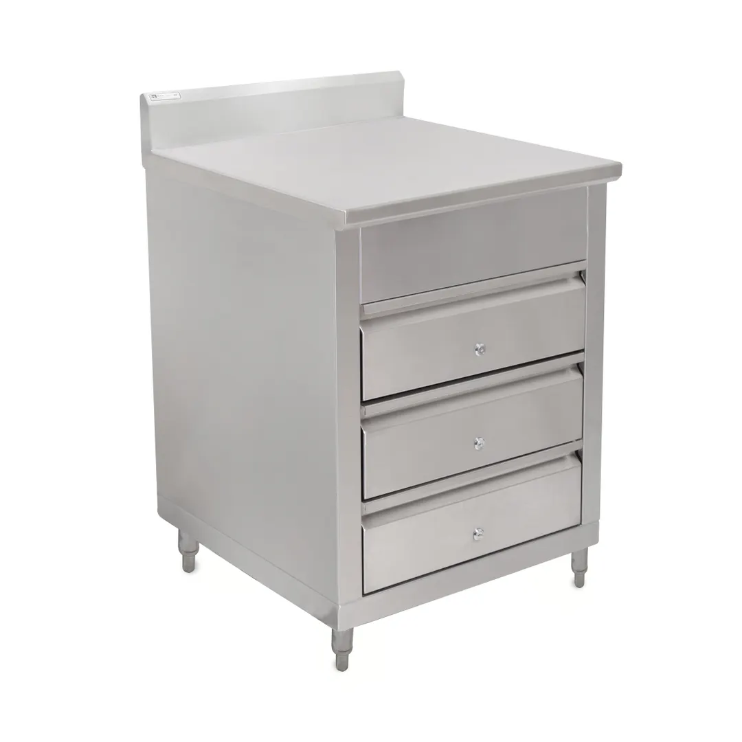 John Boos 4CD4R5-3024-L Drawer Cabinet, 24"W X 30"D X 35-3/4"H