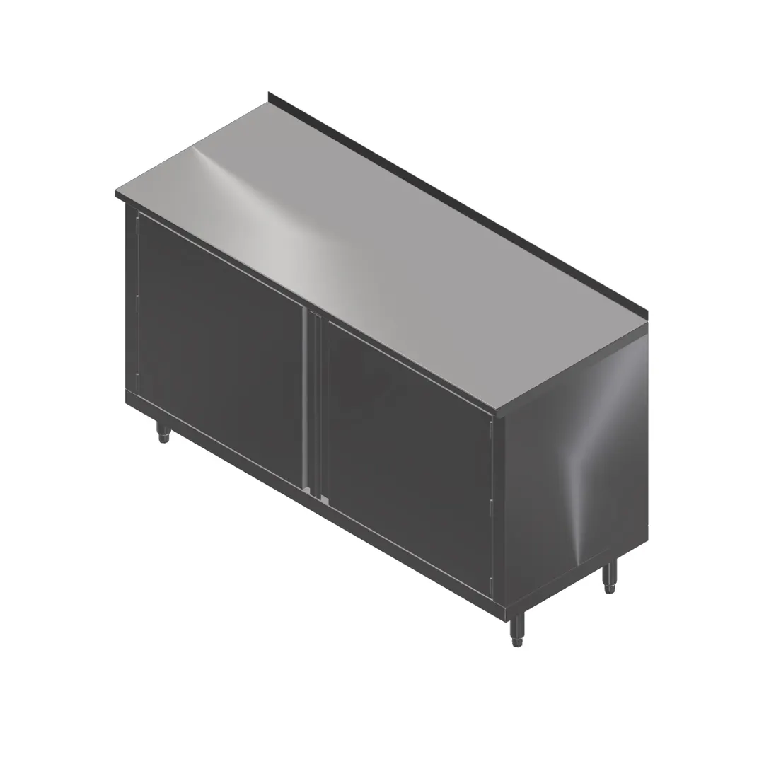 John Boos 4CH4R1.5-3636 36" Cabinet Base Hinged Doors Work Table