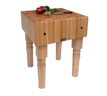 John Boos AB06 Butcher Block, 30"W X 24"D X 34"H Overall Size