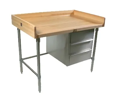 John Boos BT3S03A Baker'S Table, 84"W X 30"D