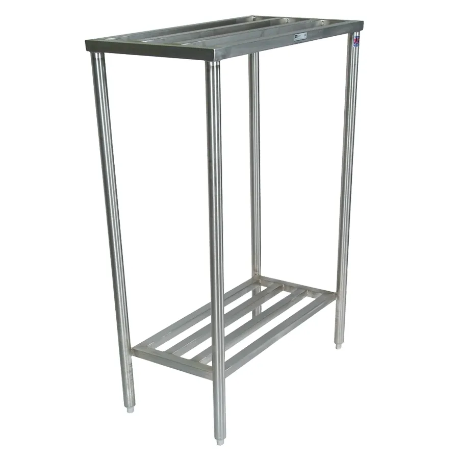 John Boos CLR08 NSF Stainless Steel 2 Shelf Cooler Rack - 21" x 71" x 60"