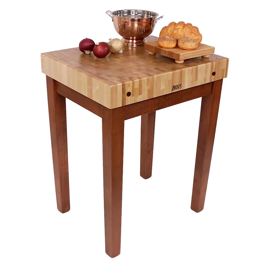 John Boos CU-CB3024 Chef'S Block, 30"W X 24"D X 36"H
