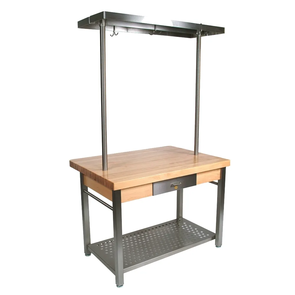 John Boos CUCG21 Cucina Grande' Work Table, 60"W X 28"D X 35"H Overall Size