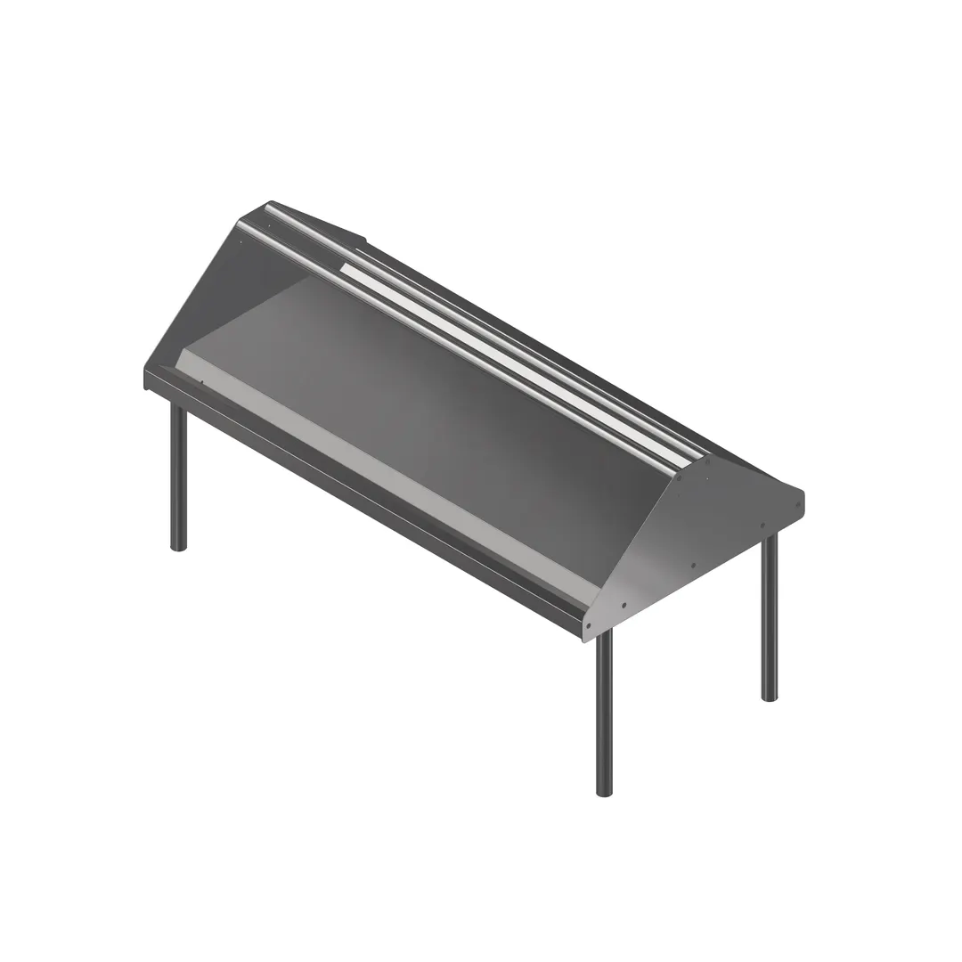 John Boos DTSS-3048-S Stainless Steel Solid Wall Mounted Sorting Shelf - 48"W x 30-1/2"D