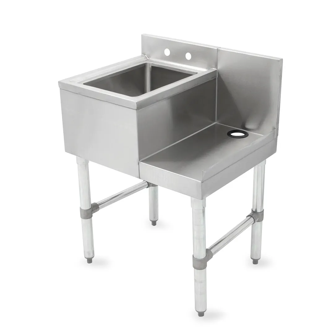 John Boos UBBS-1824 24" Underbar Blender Station with Dump Sink