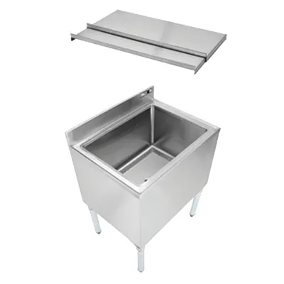 John Boos UBIB-2136-CP7 36" Underbar Ice Bin / Cocktail Unit w/ 7 Circuit Cold Plate 