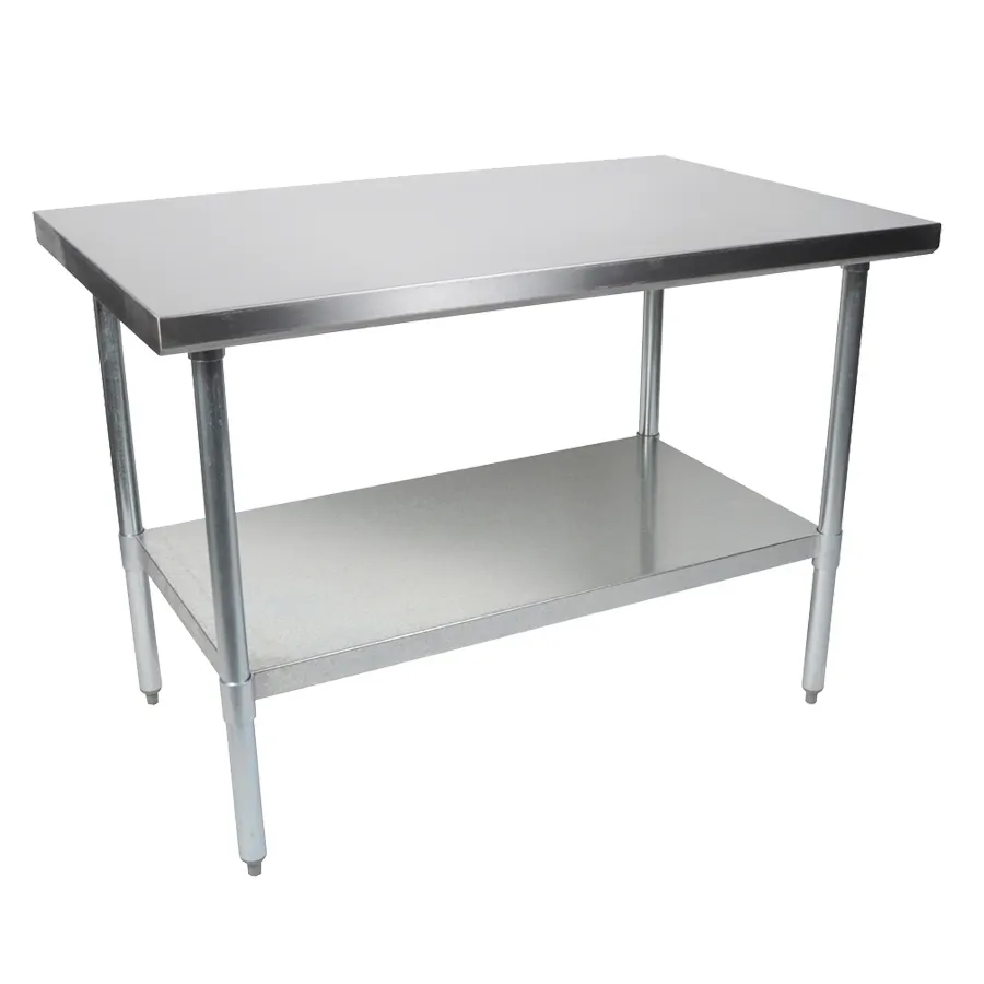 John Boos FBLG9624-X Economy Work Table, 96"W X 24"D