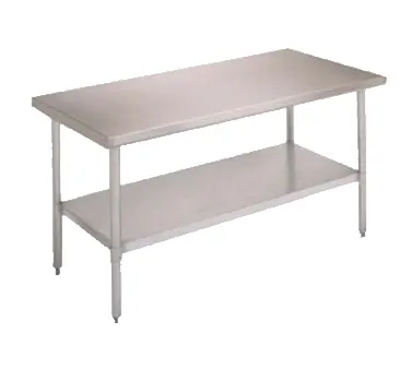 John Boos FBLS2424-X 24" Open Base Work Table, S.Steel Base (Available in Effingham & Nevada)