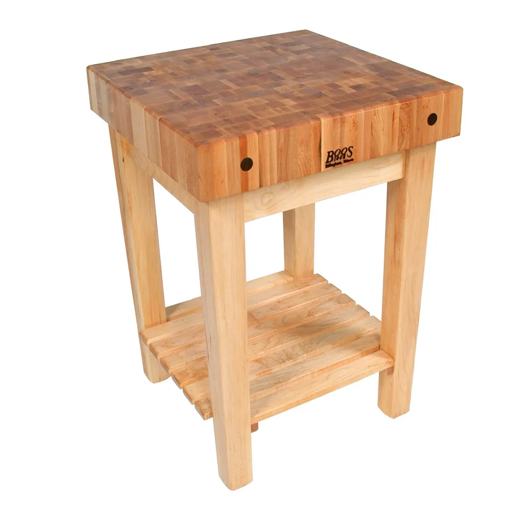 John Boos GB Gourmet Butcher Block, 24"W X 24"D X 36"H Overall Size