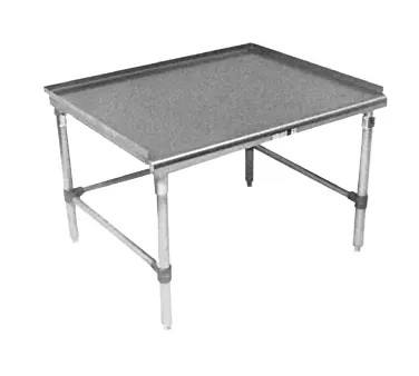John Boos GS6-3048SBK Equipment Stand, 48"W X 30"D X 24"H