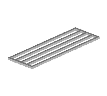 John Boos JB17TC Work Table Dunnage Undershelf, 60"W X 36"D, Stainless Steel