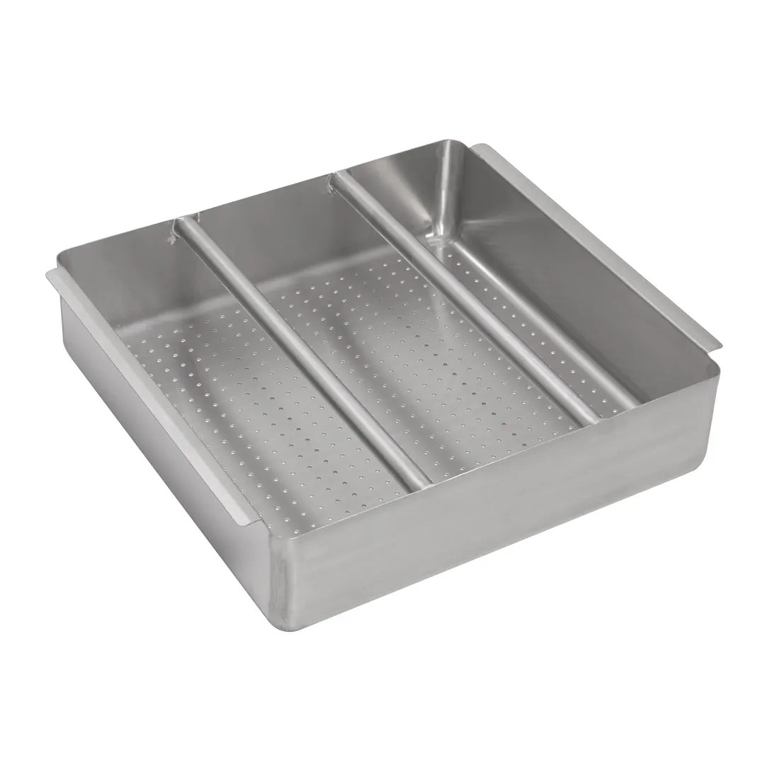 John Boos PB-DTA-1620 Dish Table Pre-Rinse Basket, with Welded Slide Bar