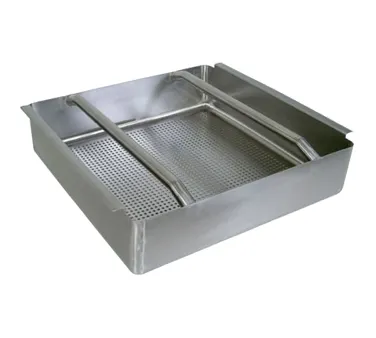 John Boos PB-DTA-1824 Dish Table Pre-Rinse Basket, with Welded Slide Bar