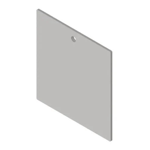 John Boos PB-SCS18-16/3 Sink Cover, 18" X 18", 16 Ga. Stainless Steel