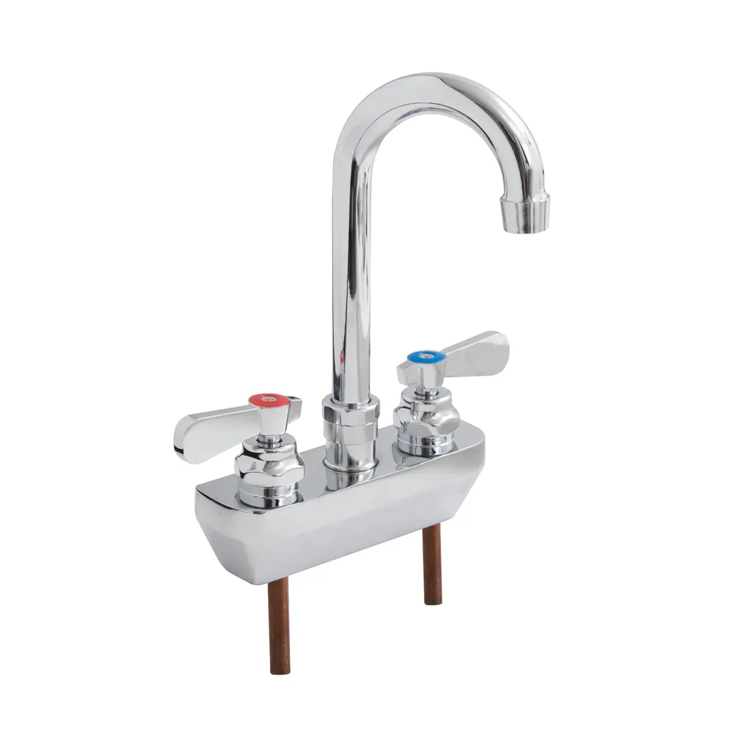 John Boos PBF-4SM2-3GLF Heavy Duty Faucet, Shallow Splash Mount