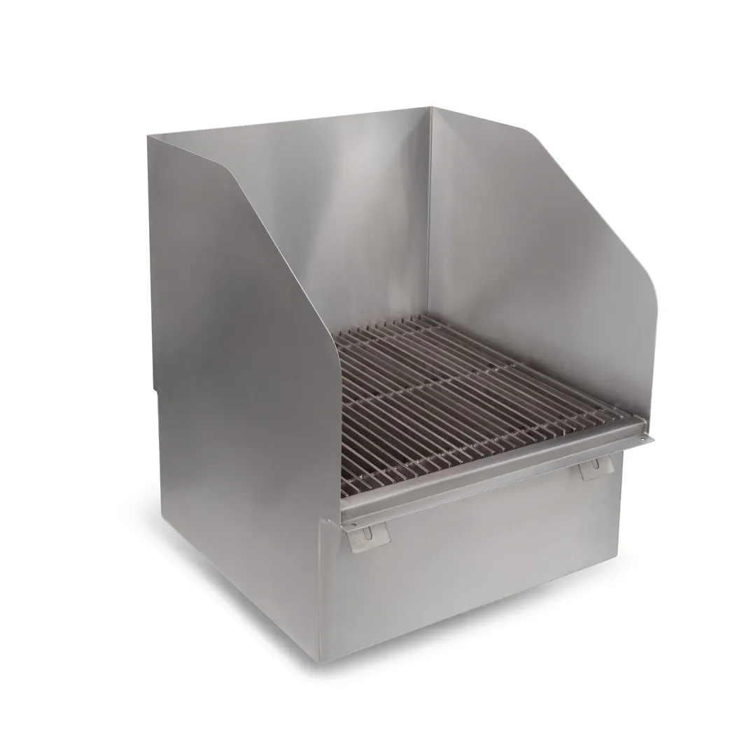 John Boos PBMS-FMSG-SSLR 21" Mop Sink, 21"W x 21"L x 10"D Bowl with S.Steel Grating/3 Splashes