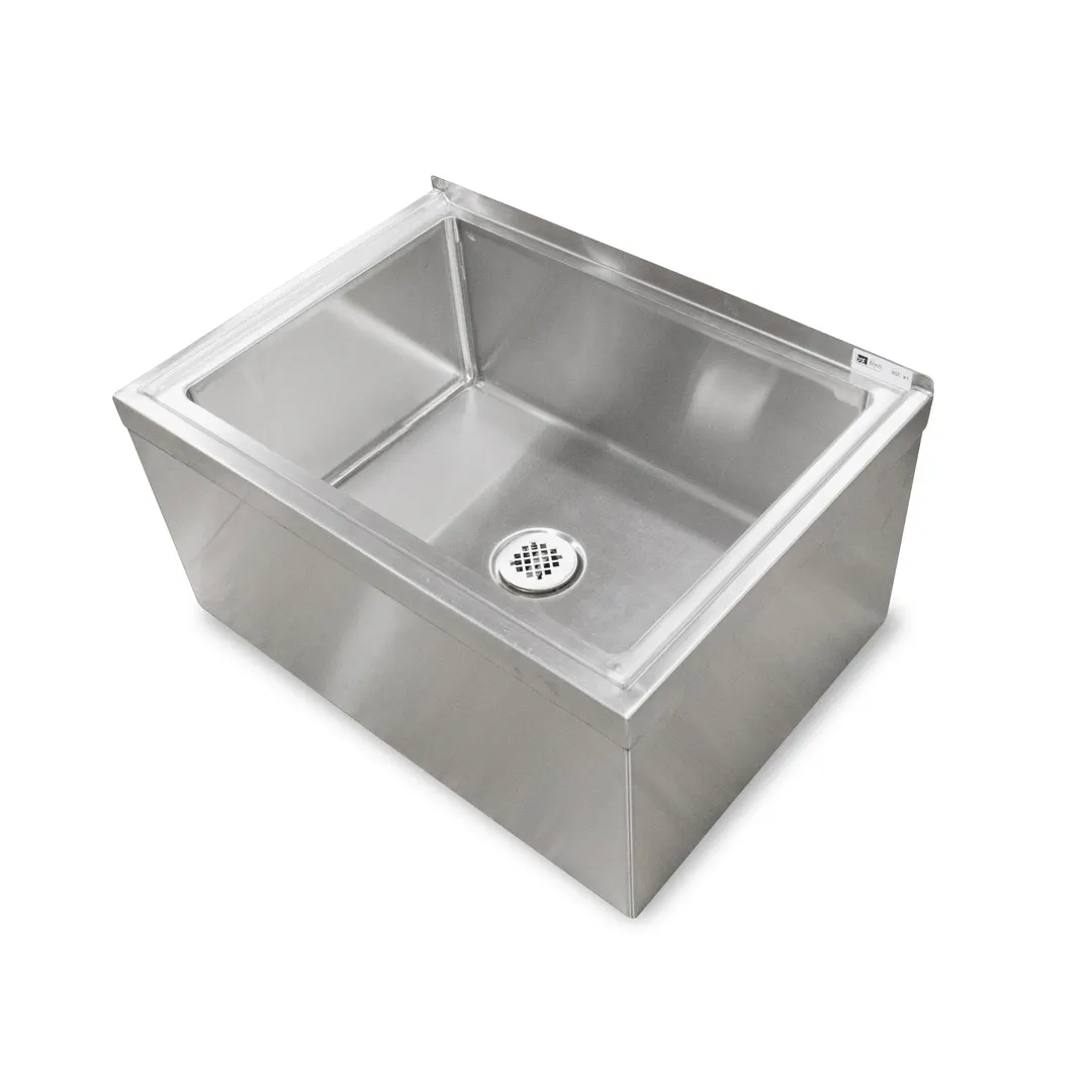 John Boos PBMS2424-6 28" Mop Sink, 24"W x 24"L x 6"D Bowl