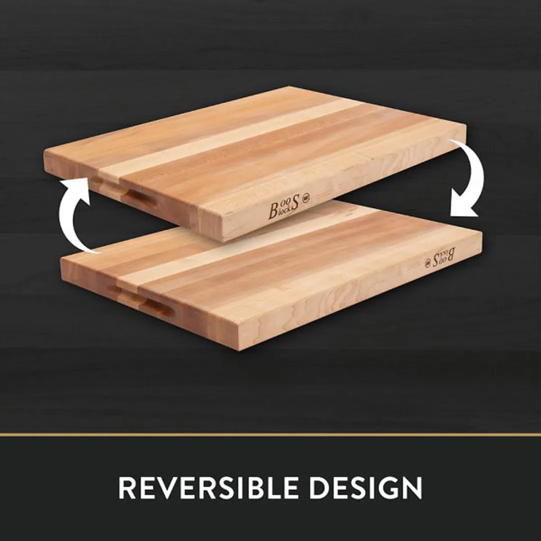 John Boos R03 Cutting Board, 20"W X 15"D X 1-1/2" Thick, Edge Grain Construction