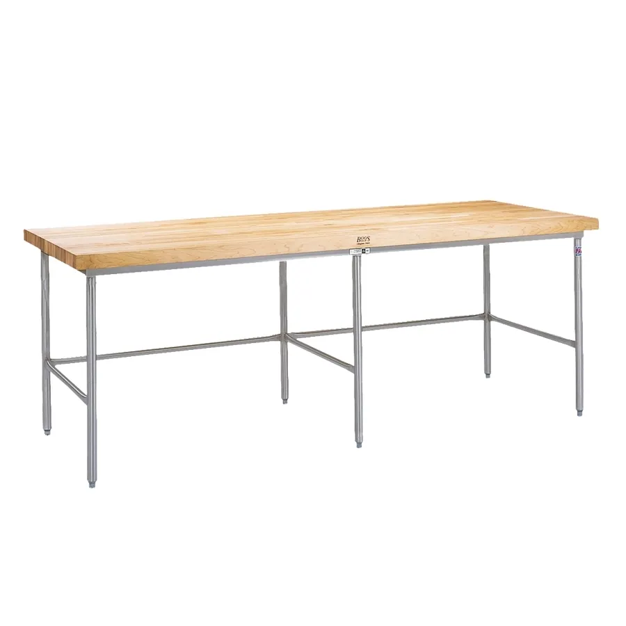 John Boos SBO-S05 Baker'S Table Frame, Fits 72"W X 30"D Top, Without Bin Stops